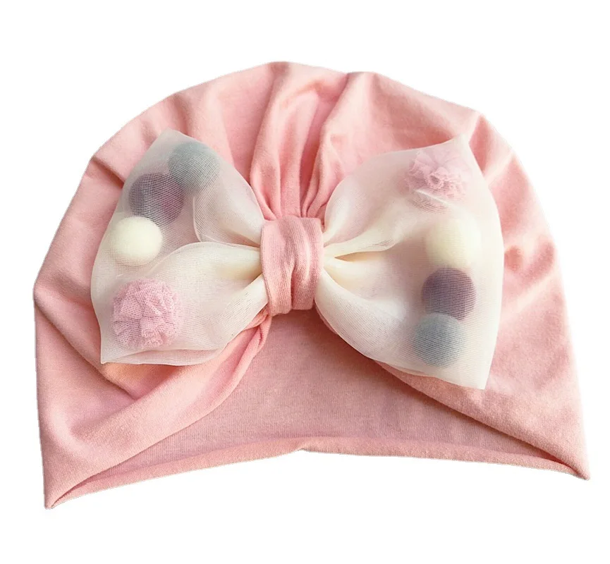 baby turban hat with bow  hats for baby