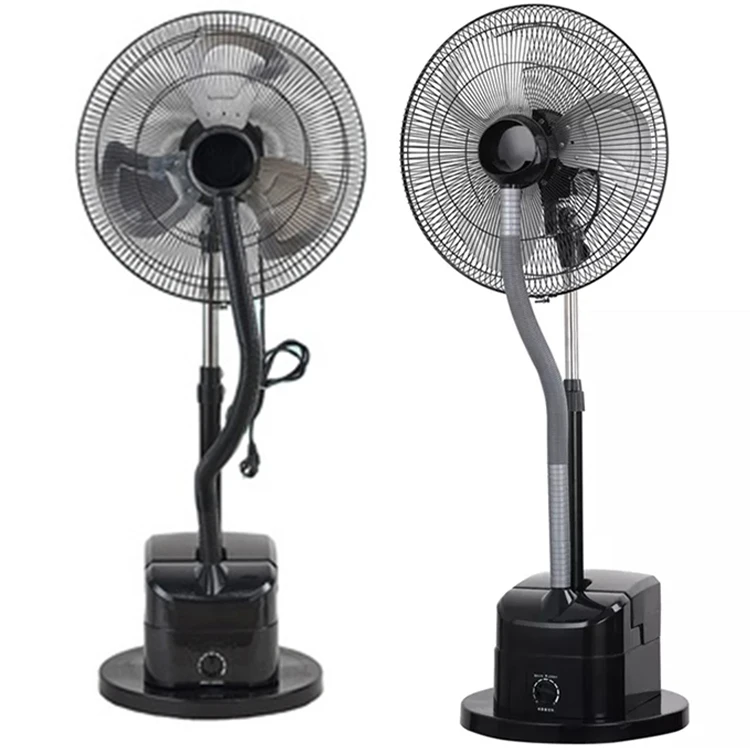 Floor air conditioner spray fan stand electric mist water spray fan air cooler fan with water bottle