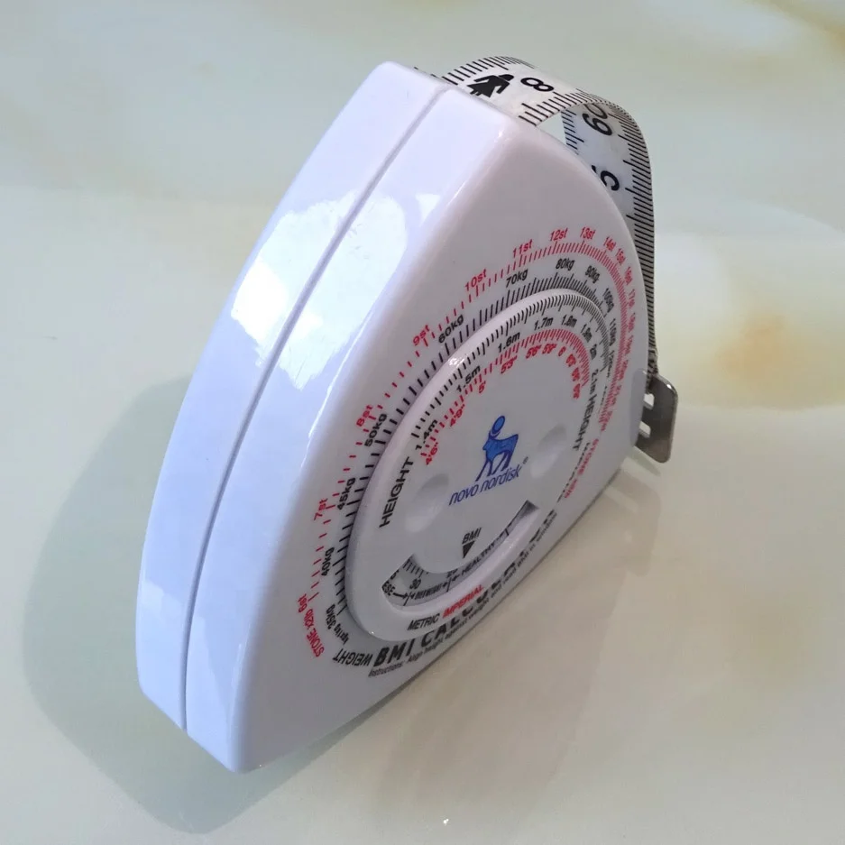 BMI measure body fat percentage 4 Colors tape 1.5m soft tape measure