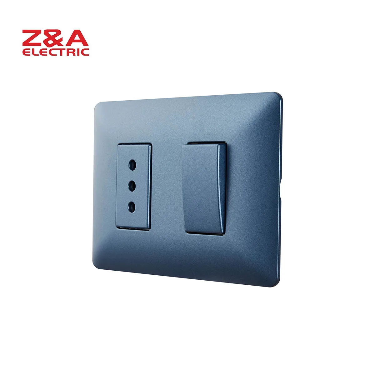 AM2227.FMBU AM Series Full Matte Blue Z&A ZA electrical  wall switch