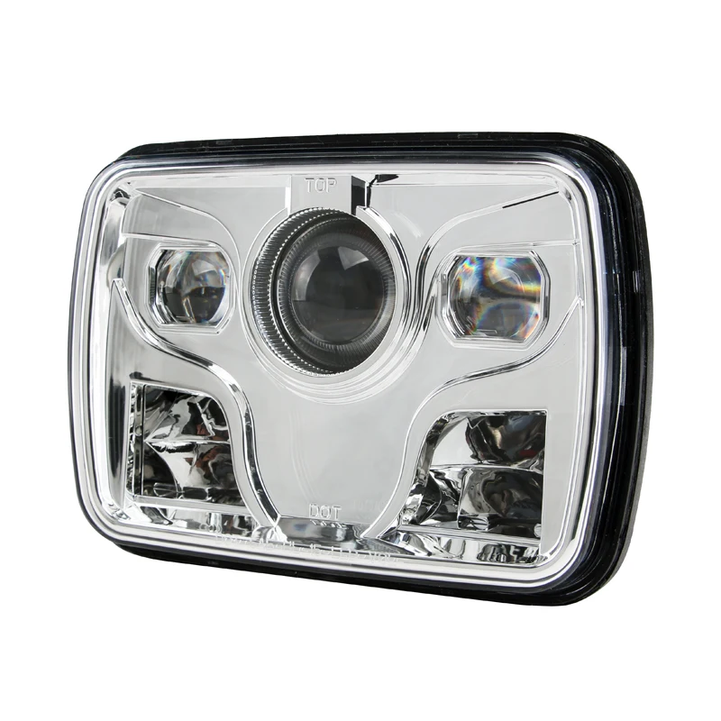 Tuff Plus 3800lm motorcycle led projector headlights off road motorcycle 12v led headlight  for jeeps cherokee xj