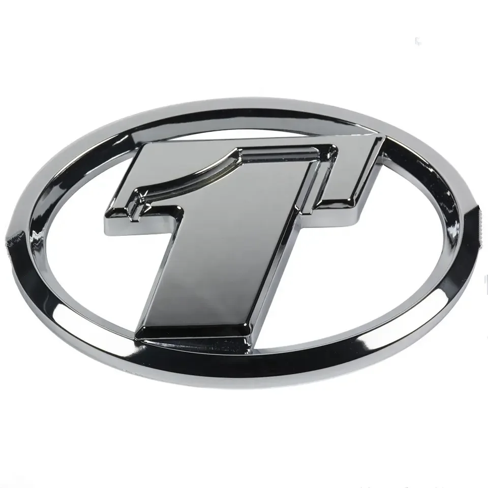 High Quality Custom Alphabet Letters Car Badge Embem Chrome Auto Logo