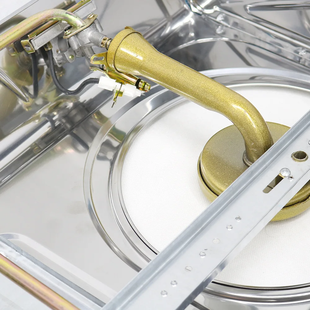 YIUAN китайская универсальная модная домашняя Бытовая кухонная плита портативная настольная варочная панель поверхность 2 горелка газовая