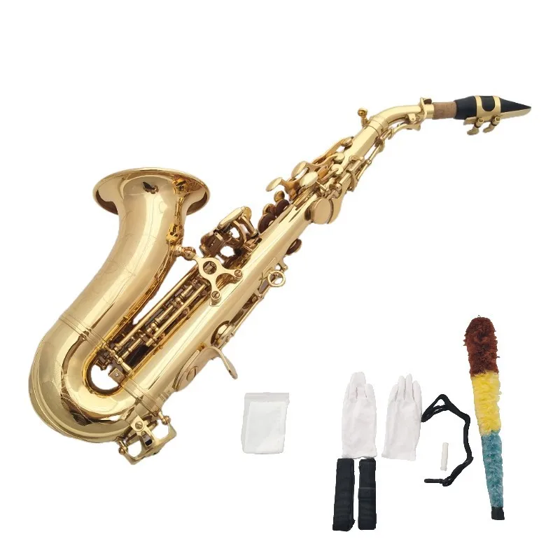 High Grade China Professional saxophone Customized Gold Printed bB Alto Saxophone For Sale