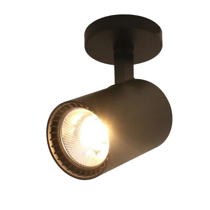 High CRI 90 black white Anti-dazzle 20W 25w 30w Creative personality retractable rail light indoor spot 20w cob led track light