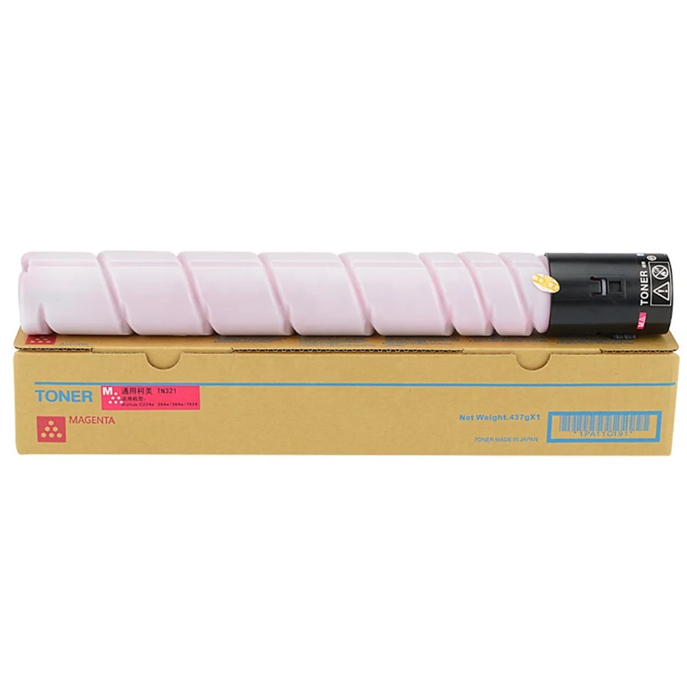  Совместимый цветной тонер-картридж Konica Minolta TN321 TN-321 A33K130 A33K430 A33K330 A33K230 для Bizhub C224 284 364 c7822