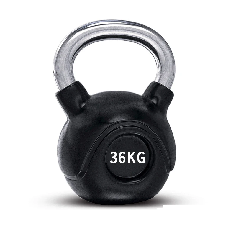 Manufacturer Fitness Competition Cast Iron Cement Kettlebell with Nonslip Handle