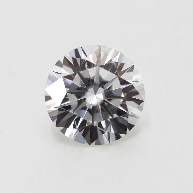 Wholesale Round Brilliant Cut Lab Grown Diamond DEF Color Moissanite Stone Price Per Carat Moissanite