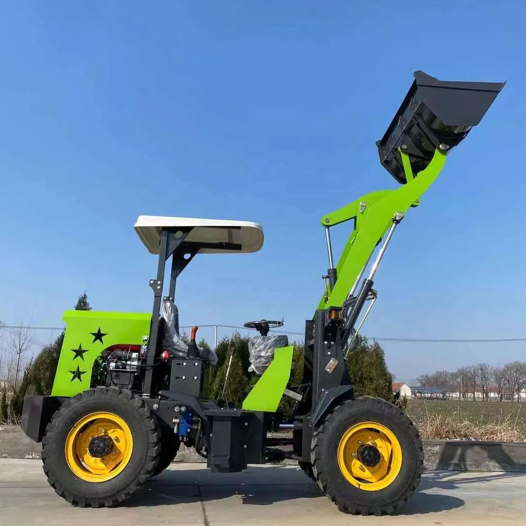 2022 newly mini wheel loader 0.6t 1t 1.5t 1.6t 1.8t 2t 2.2t 2.5t 3t electric underground multi terrain loader with crane bucket