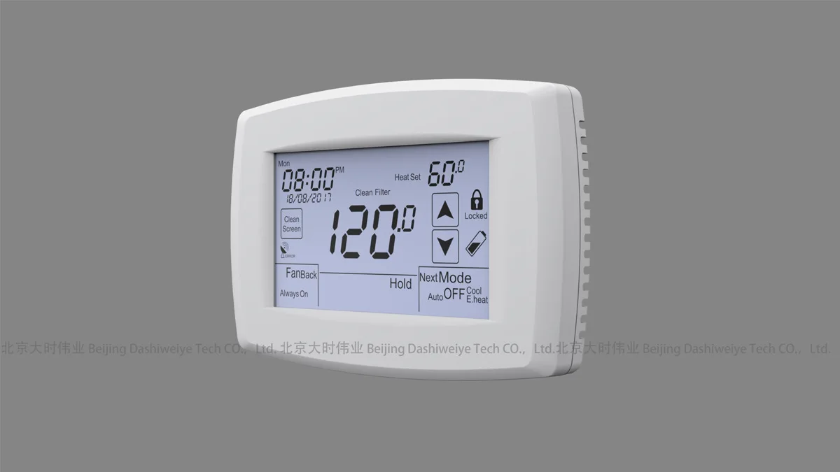 Customizable High Quality Best Price Temperature Humidity Sensor Display Plastic Thermostat Enclosure
