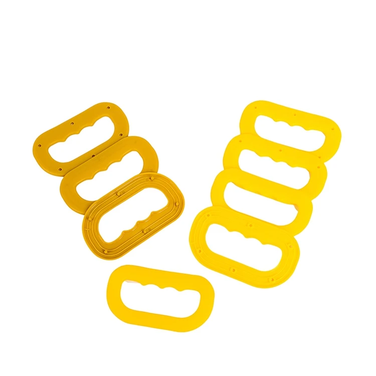 Индивидуальные разноцветные пластиковые запчасти для литья под давлением Oem, легкая переноска, пластиковая ручка для пищевых упаковочных пакетов