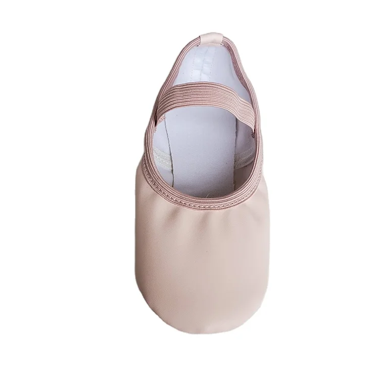 Good quality factory directly PU black pink brown high dance dancing ballet shoes