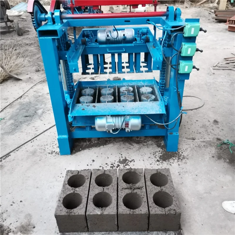 Brick production line paver ethiopia aac fly ash lowest price hollow cement concrete block brick making machinery