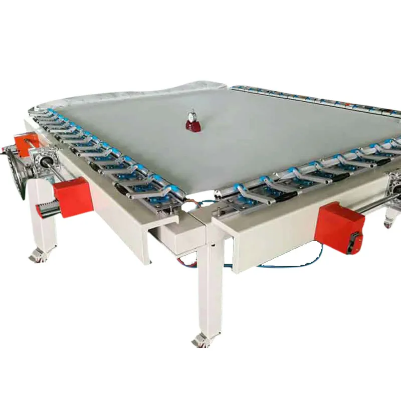 Factory Sales M&K-1215DW Screen Tension Machine Economical Pneumatic Silk Screen Stretching Machine