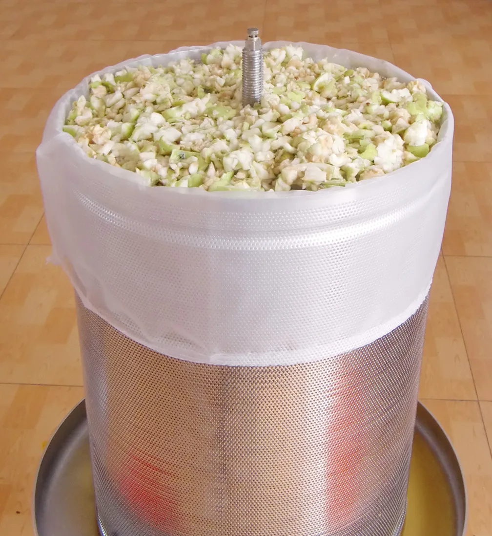 SUS 304 Stainless Steel Barrel 21Gallons Hydropress Fruit Press hydraulic machine