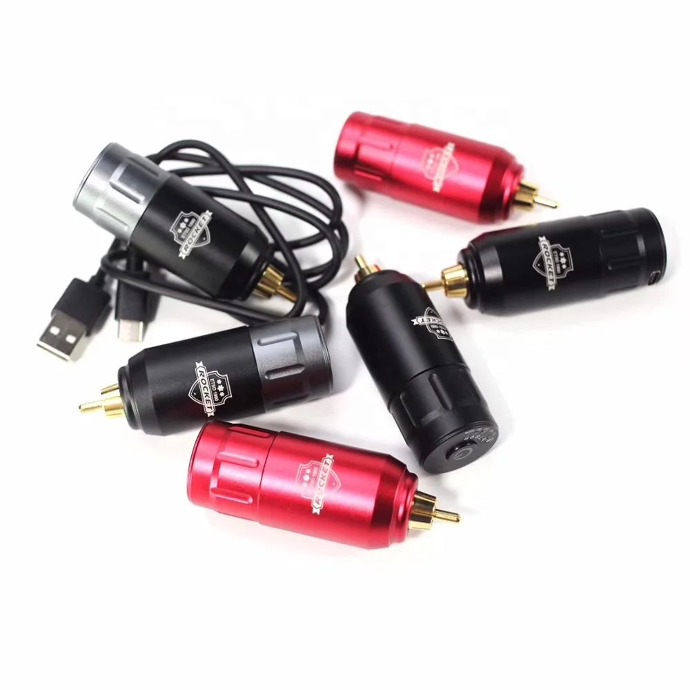 New Rechargeable Wireless Rocket Tattoo Battery Power Supply RCA Connector For Tattoo Machine Pen Supply