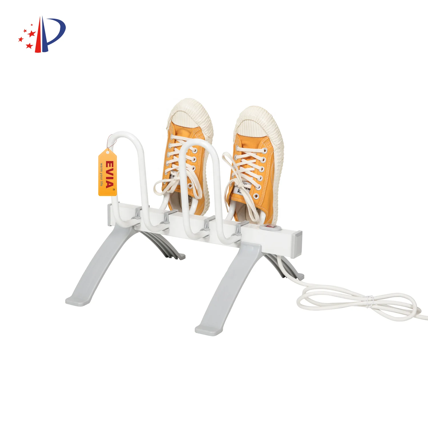 EVIA Compact Energy Saving Portable Mini Multifunctional Shoe Dryer In White