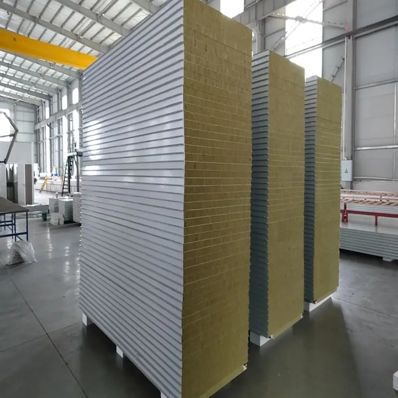 Structural Insulated Panel sip panels External House Wall System Pu Coated Insulated Roofing And Cladding Sandwich Panels
