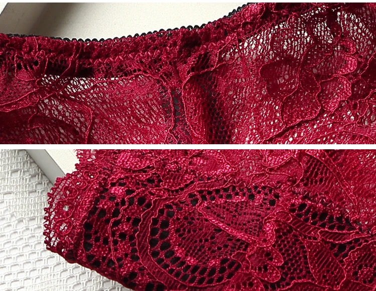 Fashion breathable young girls thong ladies sexy lace g-string transparent panties