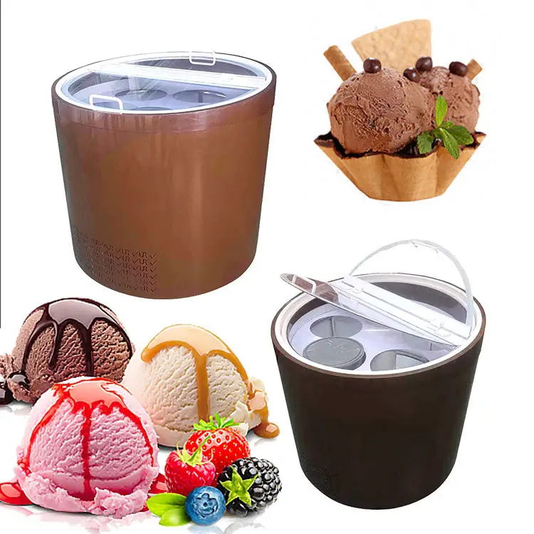 Professional Factory Made Ice Cream Rotating Display Cabinet Container For Shop