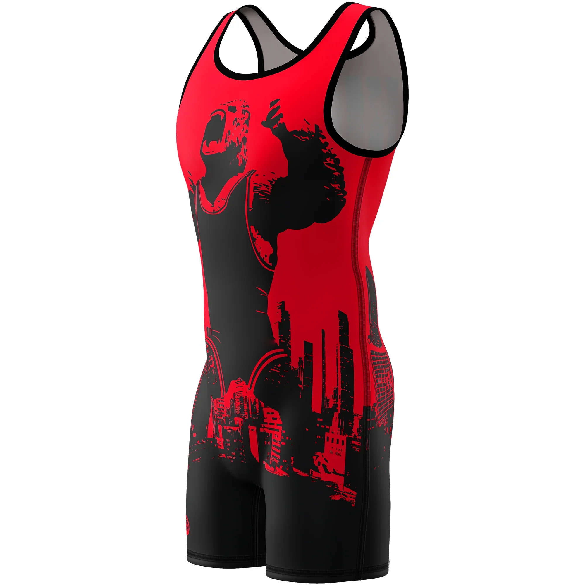 High Quality Weightlifting Suit Singlet Powerlifting SBD Wrestling Singlets for Men Sportswear 100% Polyester