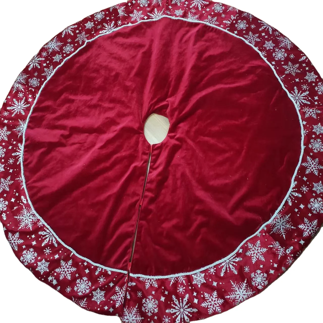 High quality 120 CM Christmas Tree skirt 48 inch velvet shopping mall home carpet decoration