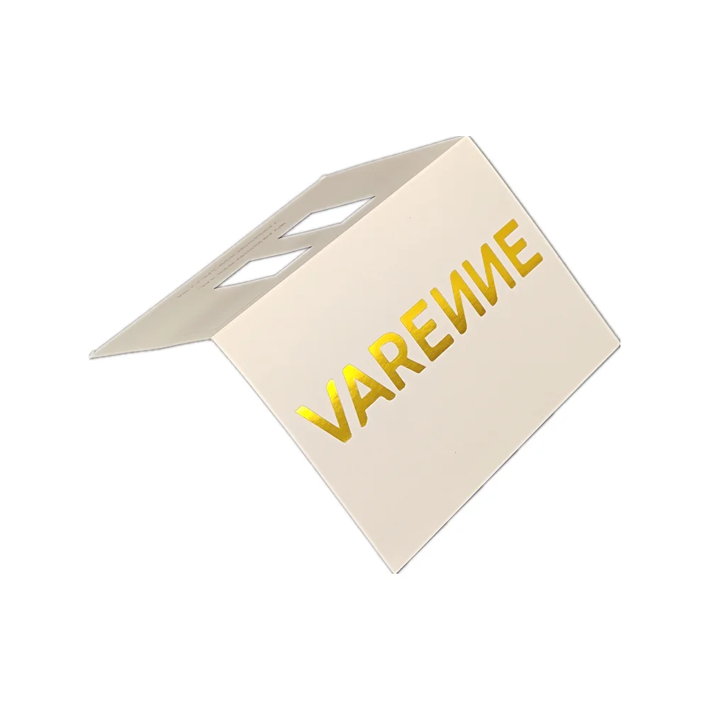 Hot Sale Custom Printed Gold Foil Luxury Paper Thank You Cards Gift Card Business Greeting Card