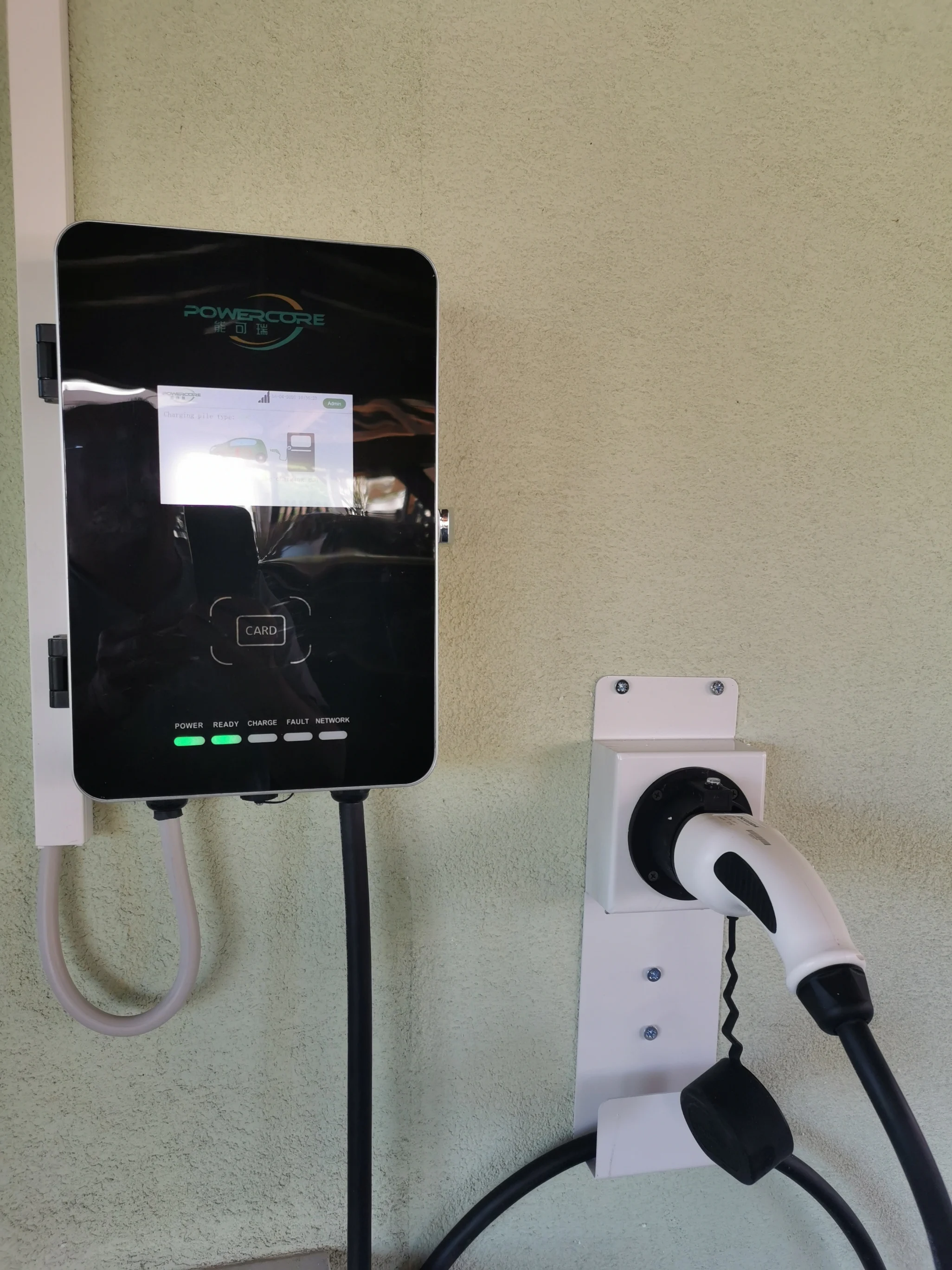 7kw/22kw EV зарядное устройство WALLBOX для типа 1 или 2