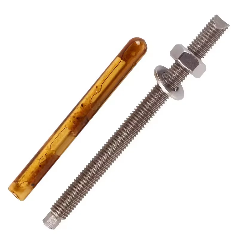 The best performance in cracked concrete resin capsule/concrete anchors/chemical anchors/