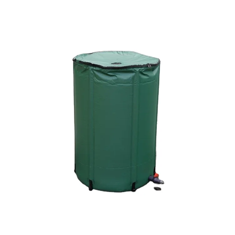 53 Gallon Collapsible Rain Barrel Portable PVC Water Storage Tank