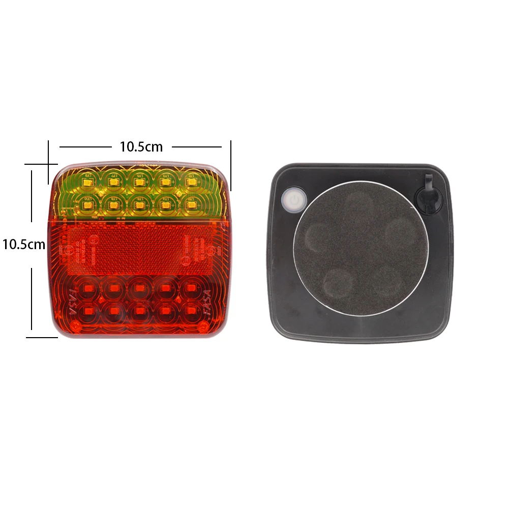 YIAALUX 20LED беспроводной круглый Угловой квадратный красный и желтый задний фонарь для грузовика или