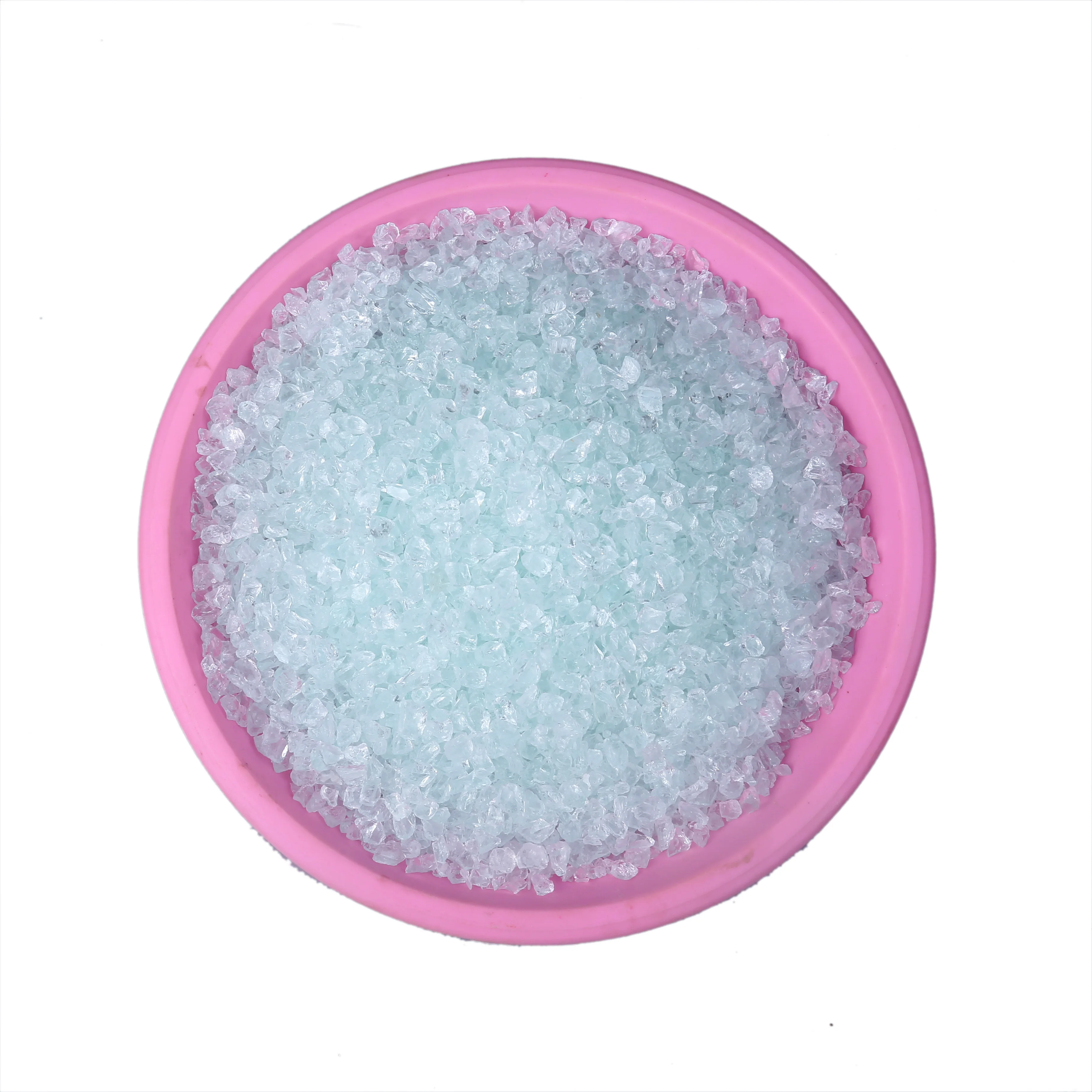 Профессиональный декоративный песок из дробленого стекла