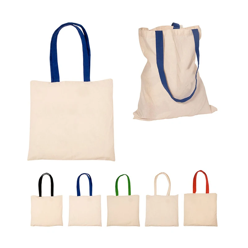 Wholesale Customized Printed LOGO Large Capacity Many Pockets Business Handbags Cotton Canvas Shopping Beach Tote Bags
