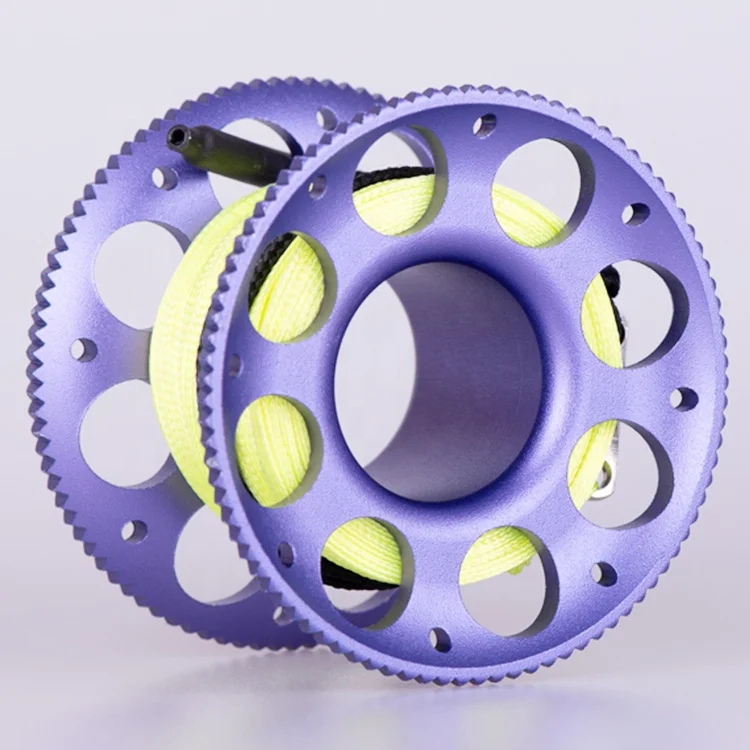 Water Sport Equipment Aluminum Alloy Scuba Diving Spool Reel