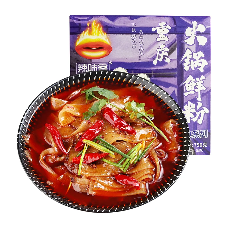 Laweike Вкусный Китайский 750 г свежая вермишель сладкий картофель горячий горшок широкая лапша