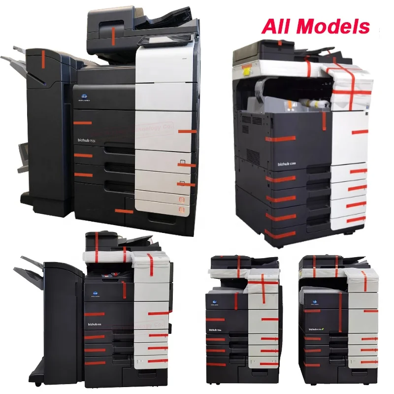 Konica Minolta bizhub C454e 554 364 754 368 658 558 458 367 287 958 808 750i 360i used copier printer scanning multifunction