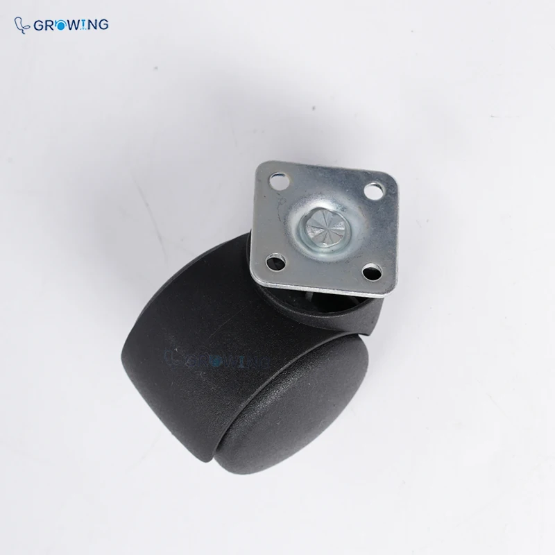 Manufacturer Wholesale Black Castor Furniture Accessories Wear-Resistant Office Chair Castor in Plastic for Living Room School