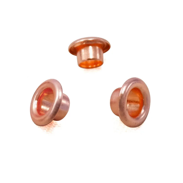 Copper brass boot shoes eyelet button ring hook fastener custom grommet eyelet for clothing garment