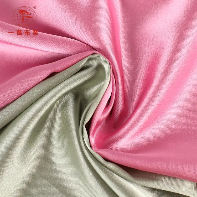China Golden Supplier Polyester polyester satin fabric silk fabric for household wear
