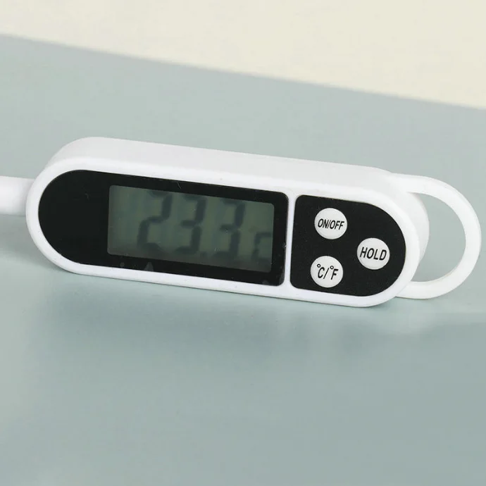 Kitchen and BBQ Wireless Digital Meat Thermometer New Stainless Steel Water Milk Tools Household Temperature Monitor