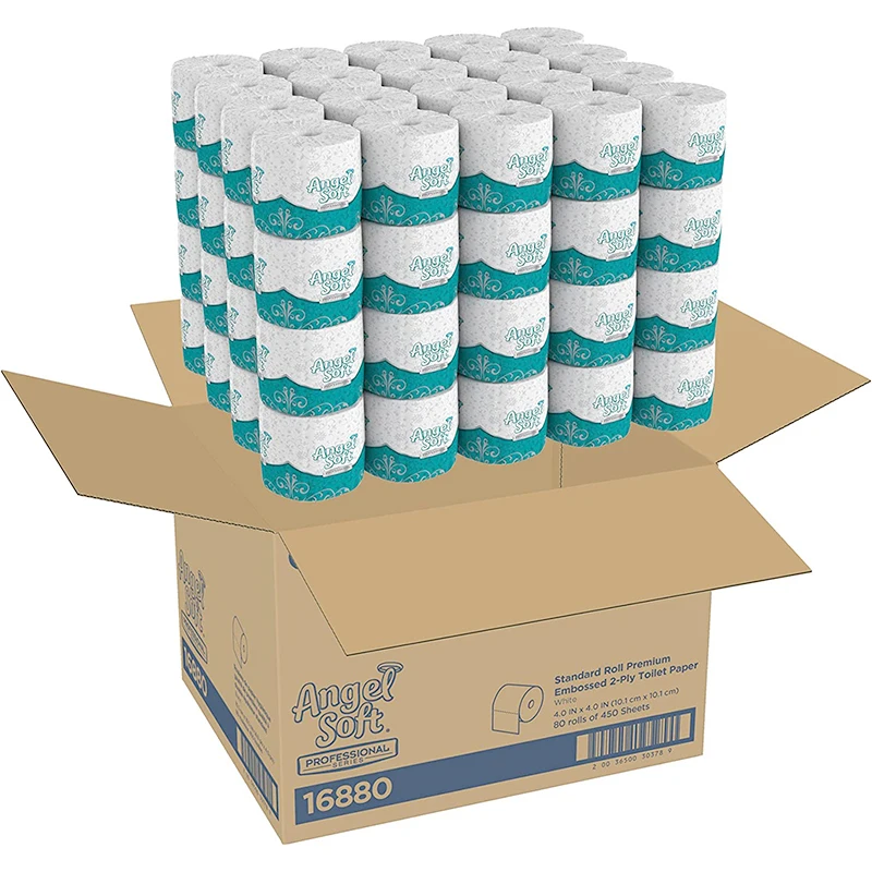 Customized Toilet Tissue Roll Household Tissue Paper Custom Logo Tissue Paper Roll