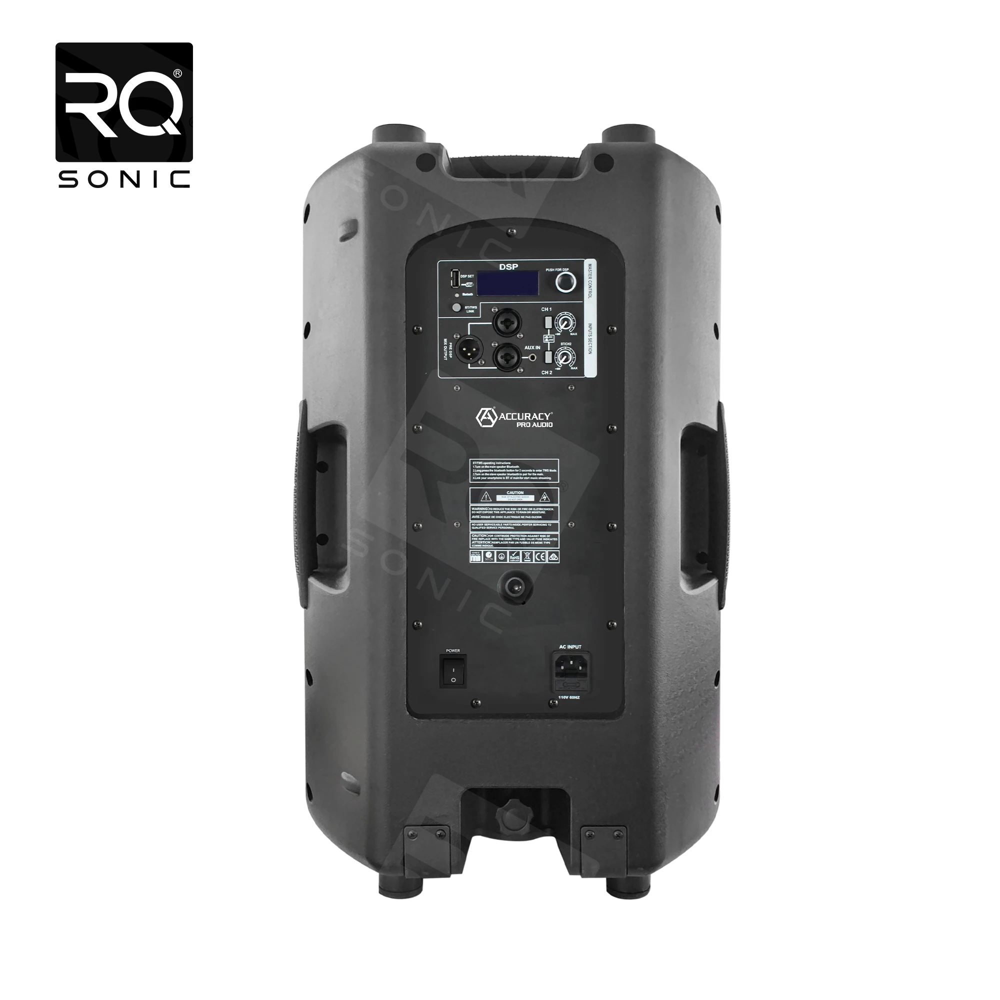 RQSONIC CSZ15ADD Plastic Bluetooth Professional Audio Speaker Active Speakers 15 Inch Professional