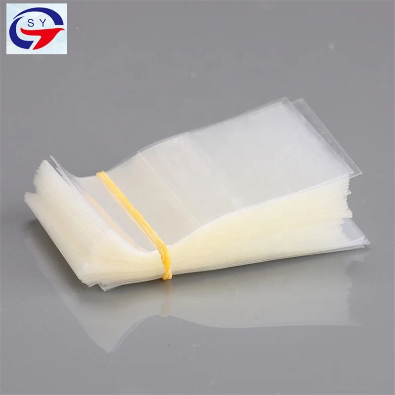 Clear flat cut shrink bands