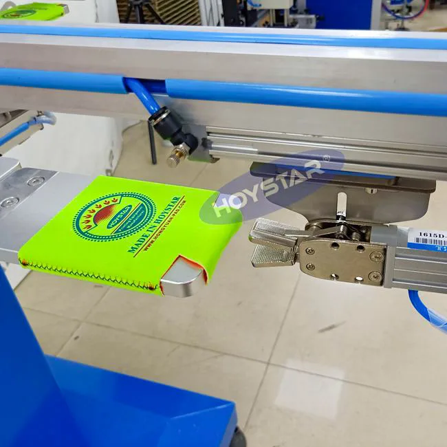 foam can cooler printing machine neoprene koozie screen printer drinking koozie printing