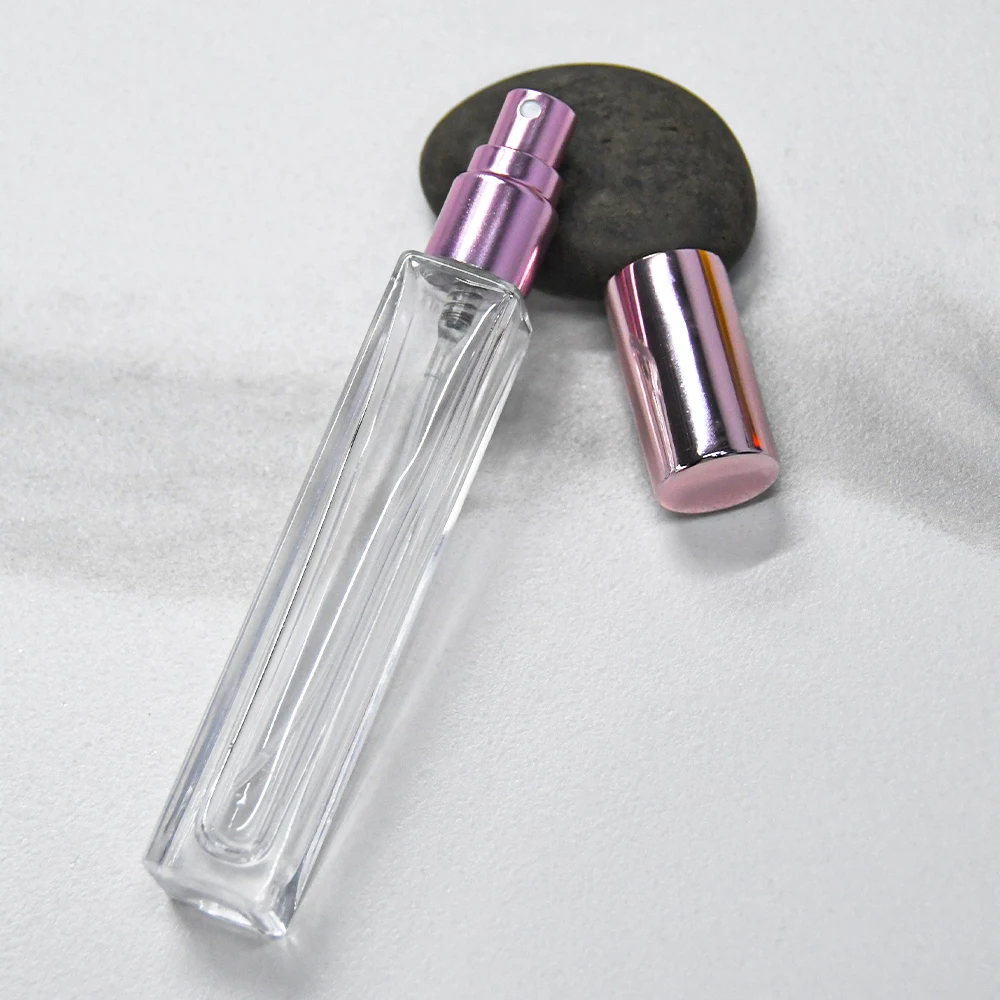10ml Travel Perfume Bottle Portable Refillable Perfume Atomizing Bottle New Design Square Perfume Bottle
