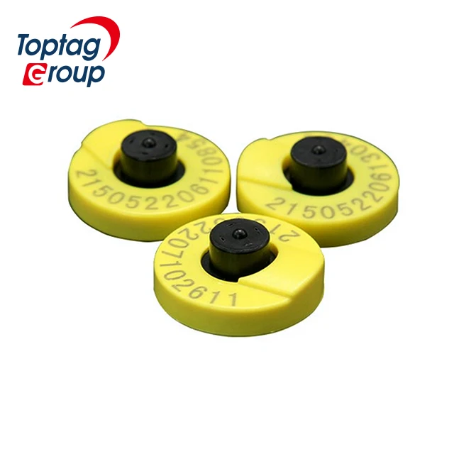 High quality 134.2khz chip ear tag for goat ear tag  rfid reader animal ear tag