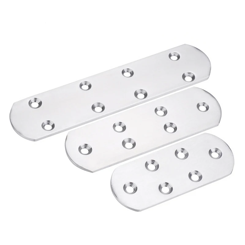 Multi-specification Flat Corner Bracket Hardware Accessories Furniture Bracket Baffle Connector Straight Piece Corner Code