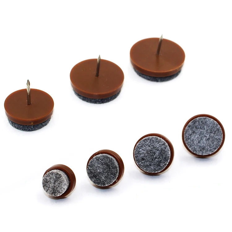 Furniture non-slip white felt foot pads furniture cabinets tables and chairs non-slip pads nails 15-30mm sofa muffler foot nails