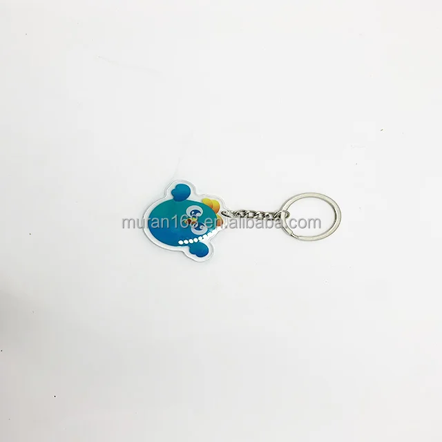 New product Wholesale Custom Printed DIY Yageli  KeyChain polymethyl methacrylate PinTransparent Epoxy Acrylic Charms Custom
