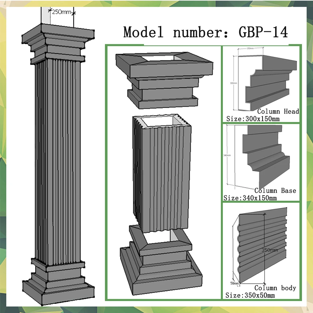 EPS Square Column